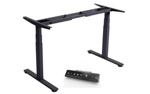 PROFESSIONAL ELECTRIC STANDING DESK - FRAME ONLY - 2 MOTOR (AFRDI CERTIFIED) - Free shipping & delivery